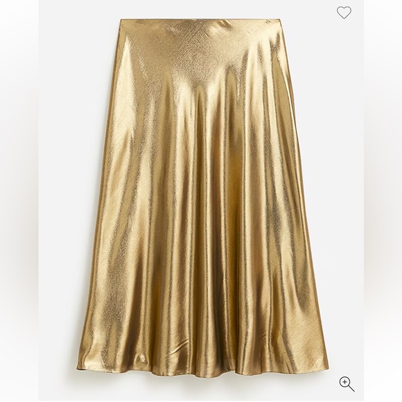 J. Crew Dresses & Skirts - J. Crew Gold Midi Skirt